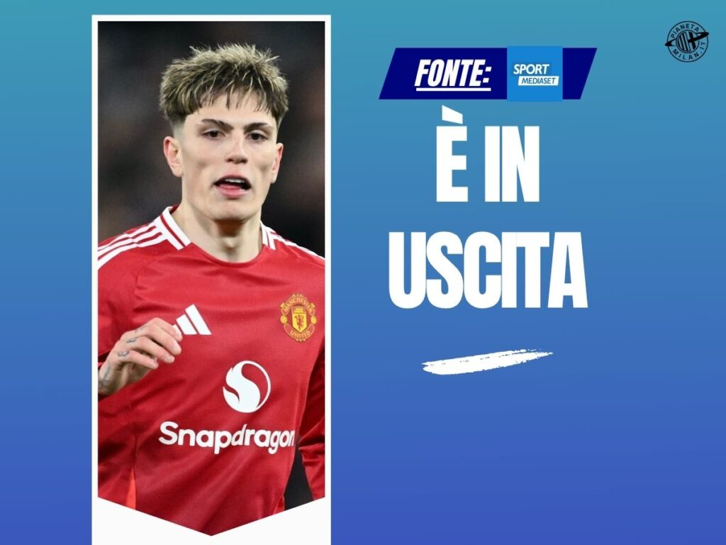Calciomercato AC Milan Garnacho SportMediaset 27 maggio 2025