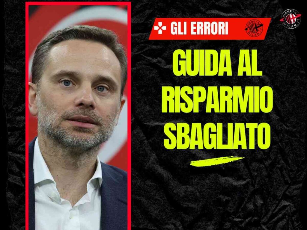 Risparmiati 4 milioni per perderne 100. Gli errori estivi del Milan si fanno sentire