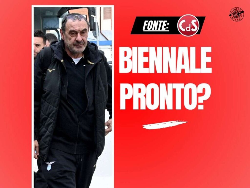 Allenatore Milan, per Sarri pronto un biennale? Le ultime