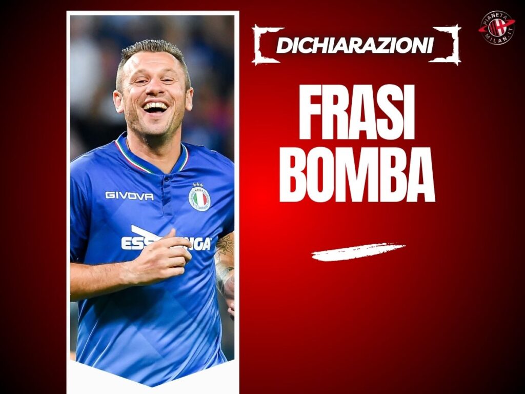 Cassano: "I Furlani e i Cardinale fuori dai co***oni. Il Milan è una cosa seria"