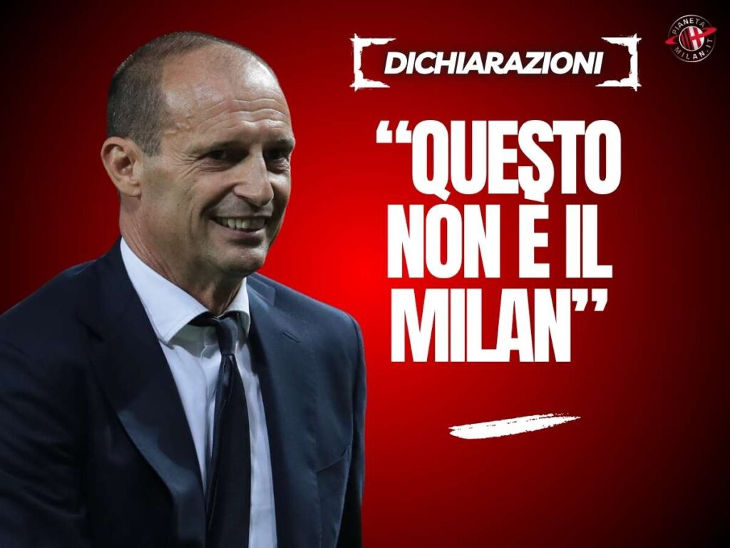 Milan, Allegri e quel mettersi in discussione: "Forse il problema sono io?"
