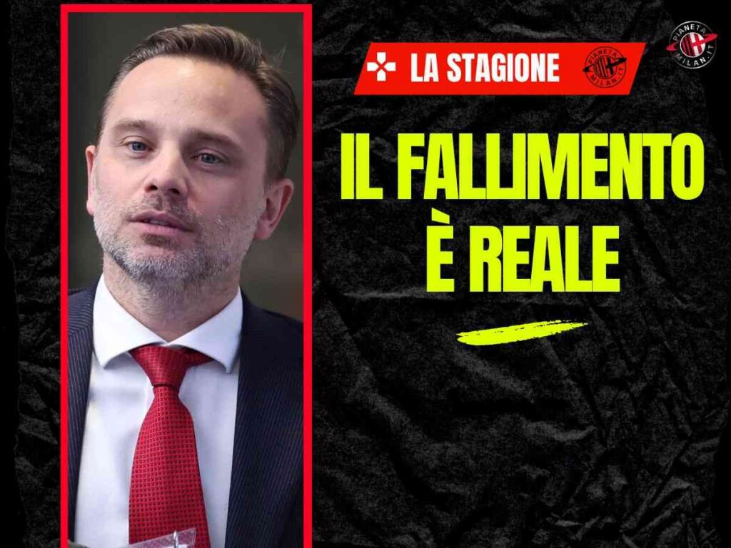 Milan, il fallimento è reale: non giocherai in Europa. C'è una dirigenza da ribaltare
