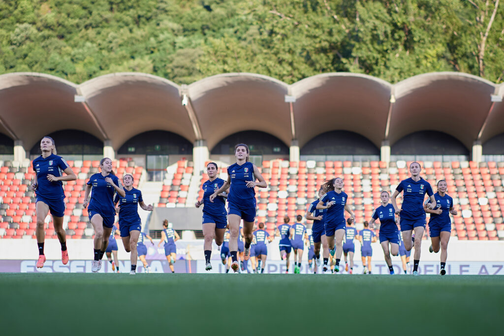 Italy Women Training Session &amp; Press Conference