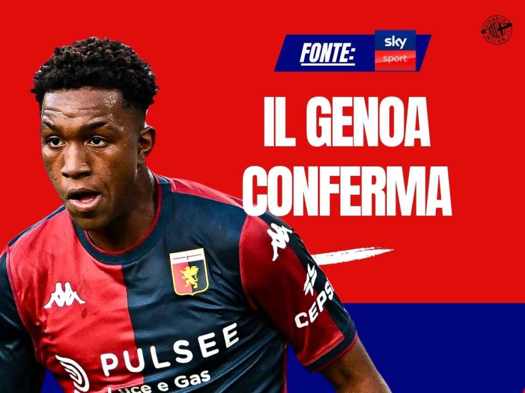 Il Genoa ha confermato l'interesse di alcune squadre per Honest Ahanor, terzino destro sulle cui tracce ci sarebbe anche il Milan