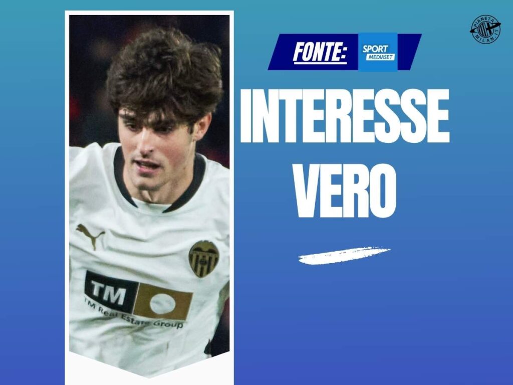 Calciomercato AC Milan Javi Guerra SportMediaset 13 giugno 2025