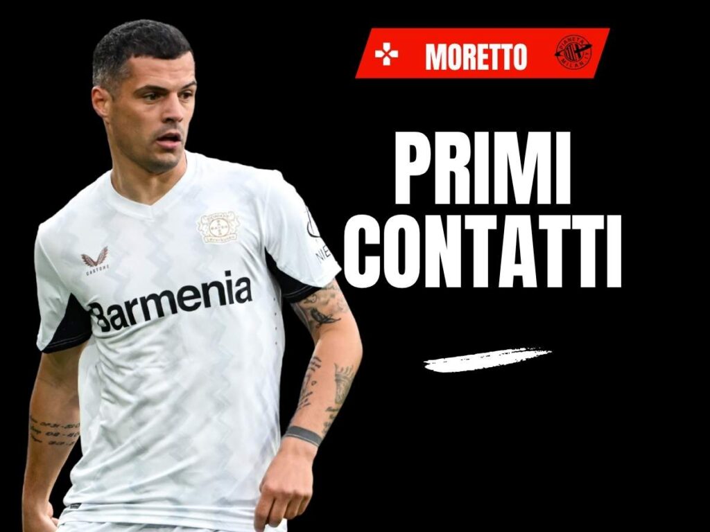 Calciomercato Milan, Moretto: "Primo contatti per Xhaka. Vlahovic ..."