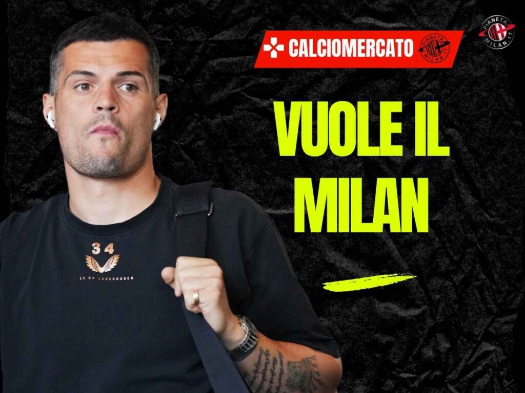 Calciomercato Milan, Xhaka ha detto sì: contatti con il Bayer Leverkusen. I dettagli