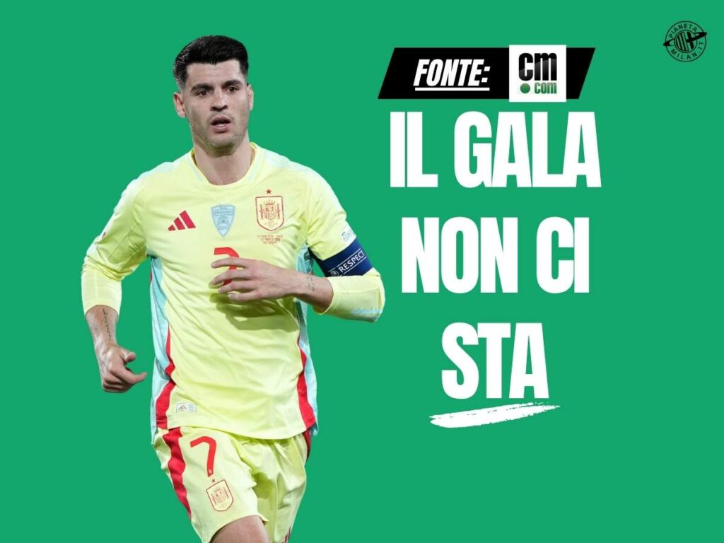 Calciomercato Milan, Morata al Como? Il Galatasaray non ci sta