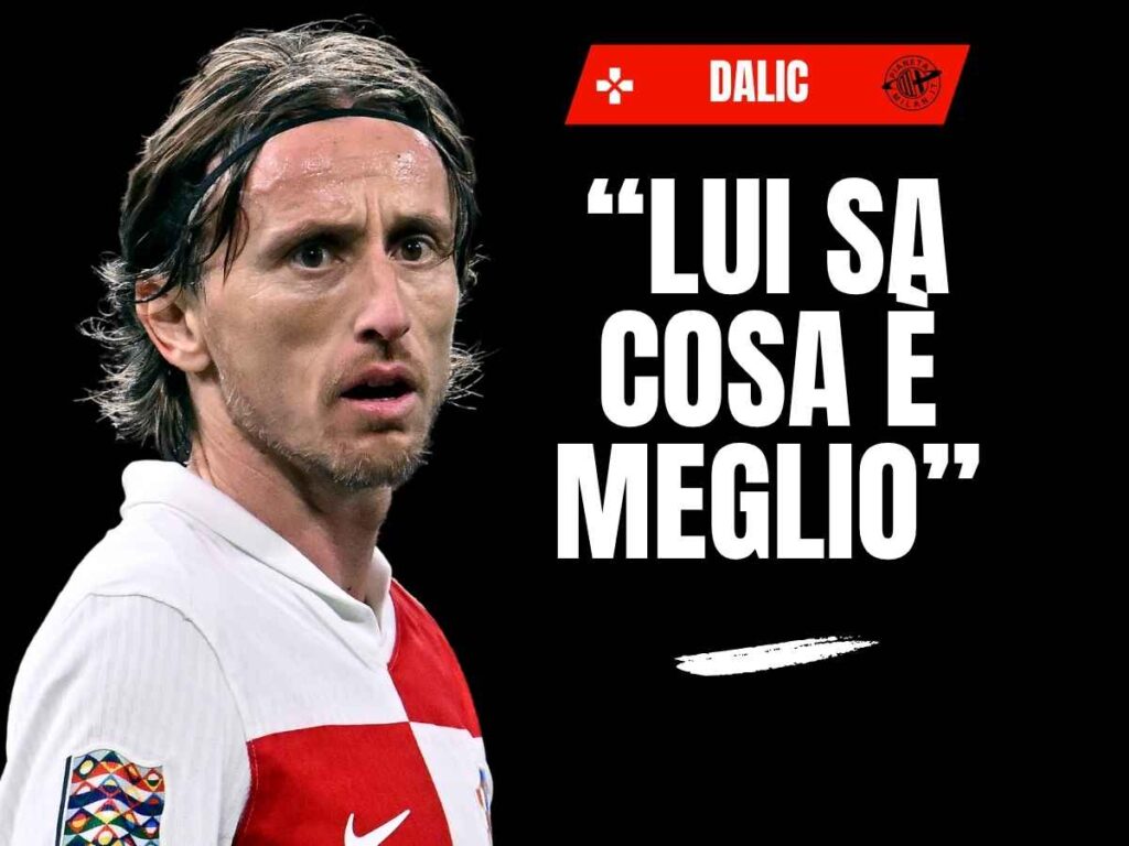 Dalic (CT Croazia): "Modric al Milan? Luka ha ambizione. Vi posso dire ..."