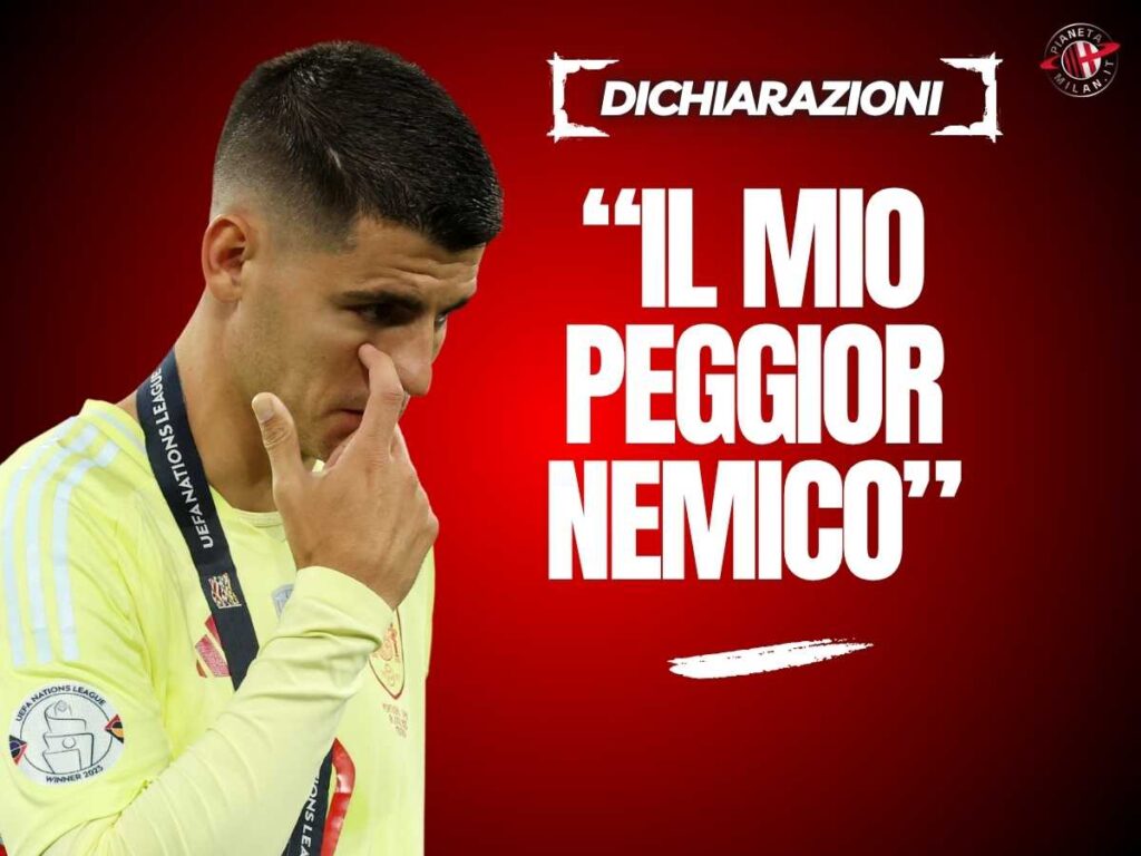 Milan, Morata: "Ero completamente fo***to. Una volta presi un sonnifero ..."