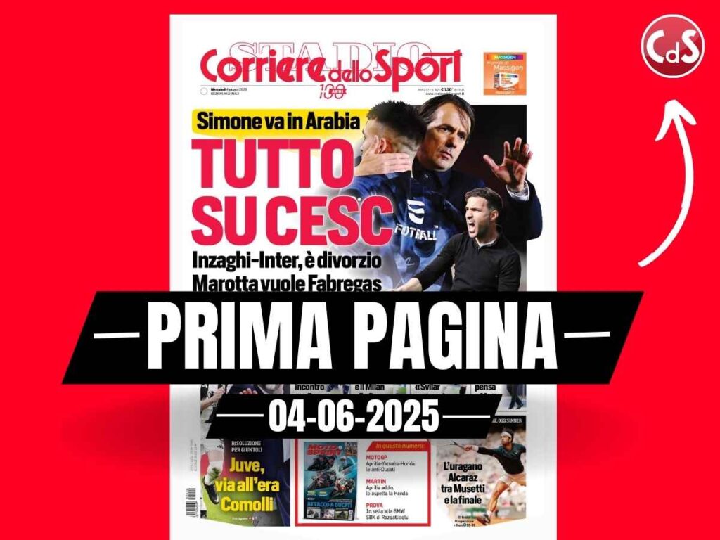 Prima pagina Corriere dello Sport: "Modric e il Milan alla firma"