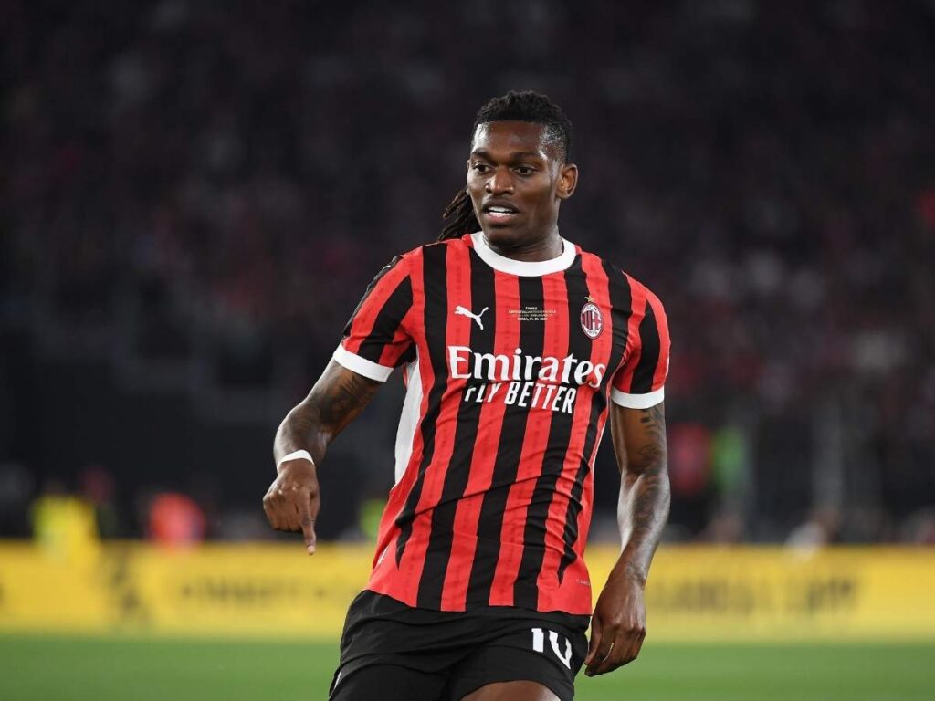 Rafael Leao AC Milan Milan-Bologna 0-1 finale Coppa Italia 2024-2025