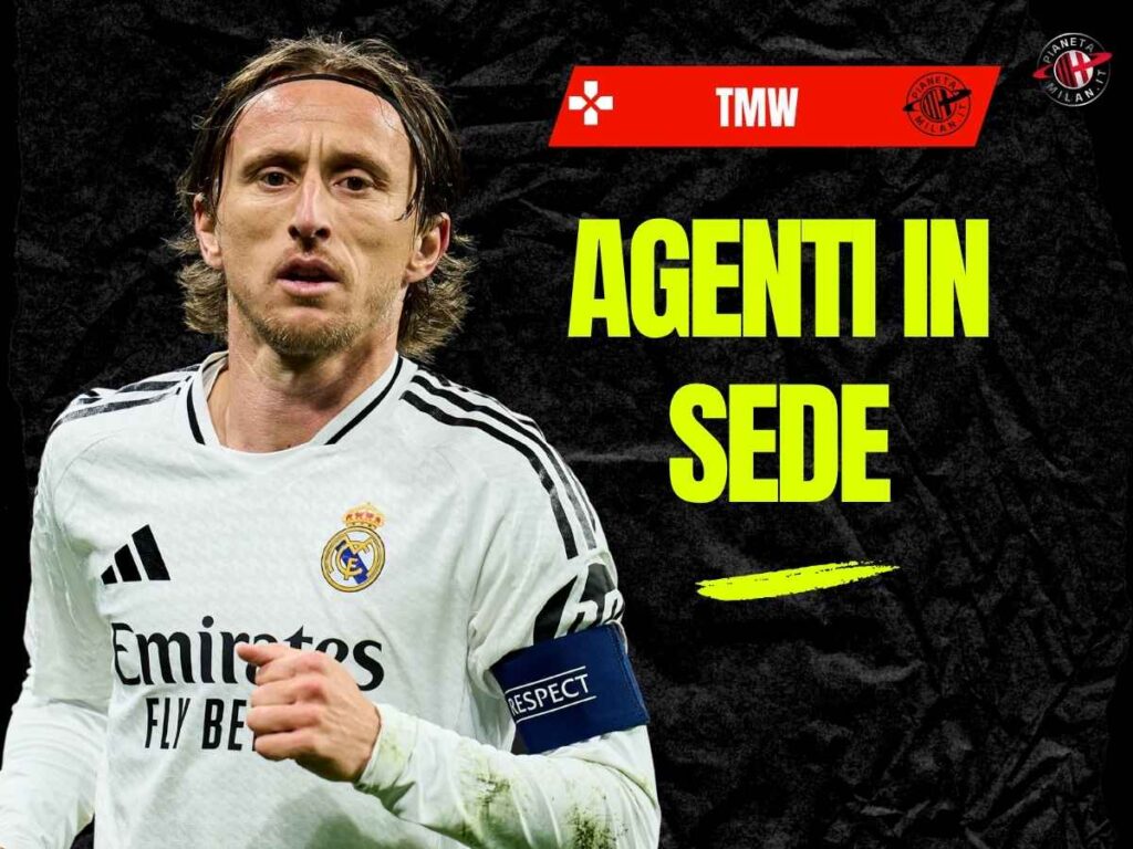 Calciomercato Milan, l'entourage di Modric è in sede: ecco svelato il motivo