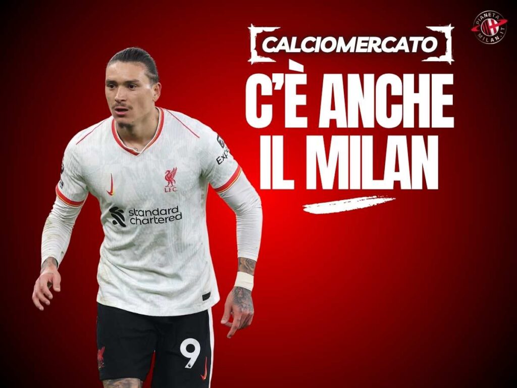 Calciomercato Milan, Nunez in uscita dal Liverpool: i rossoneri monitorano