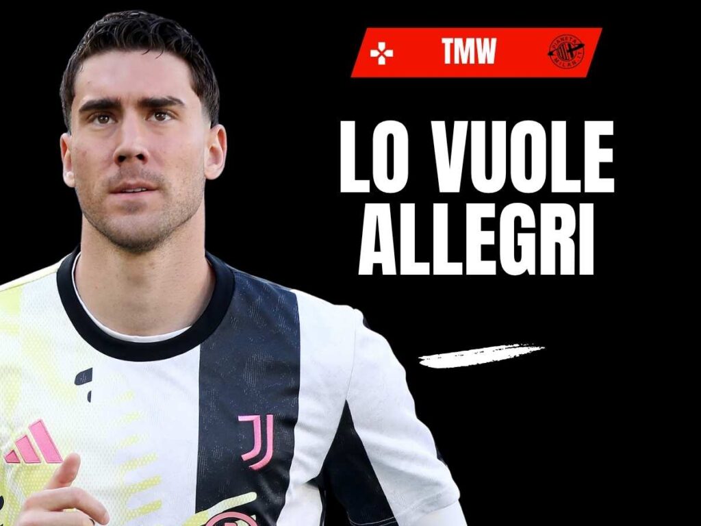 Calciomercato Milan, arriva Vlahovic? Allegri decisivo: ecco la verità