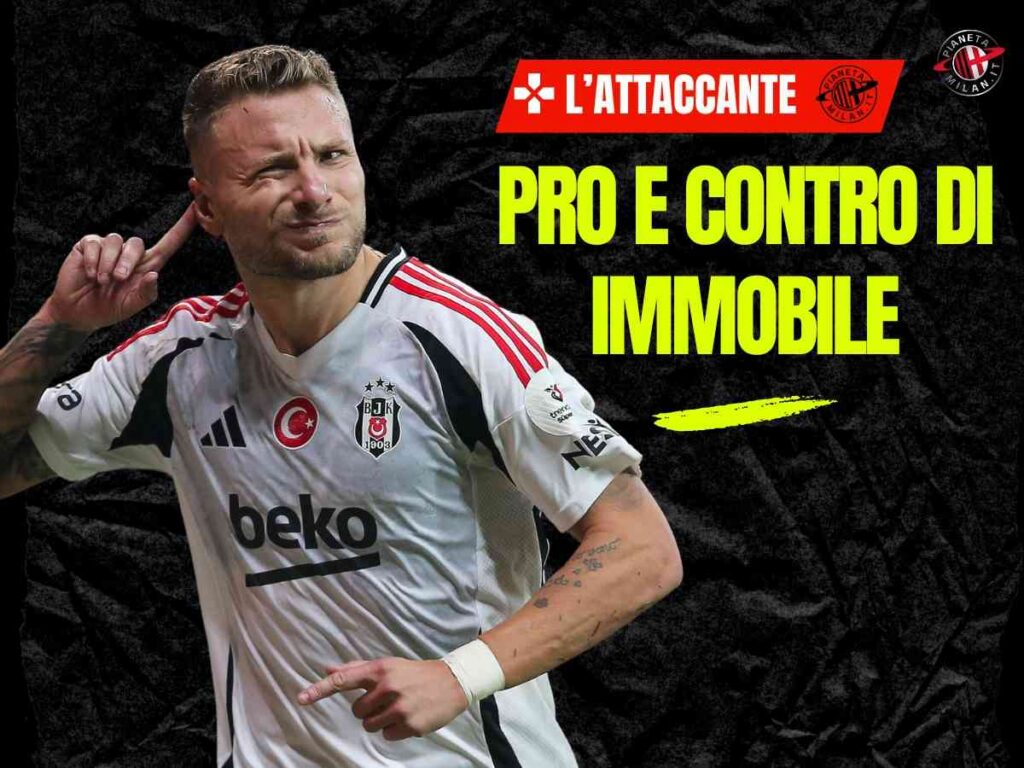 Milan, l'idea Immobile stuzzica ma non troppo: numeri, pro e contro del bomber