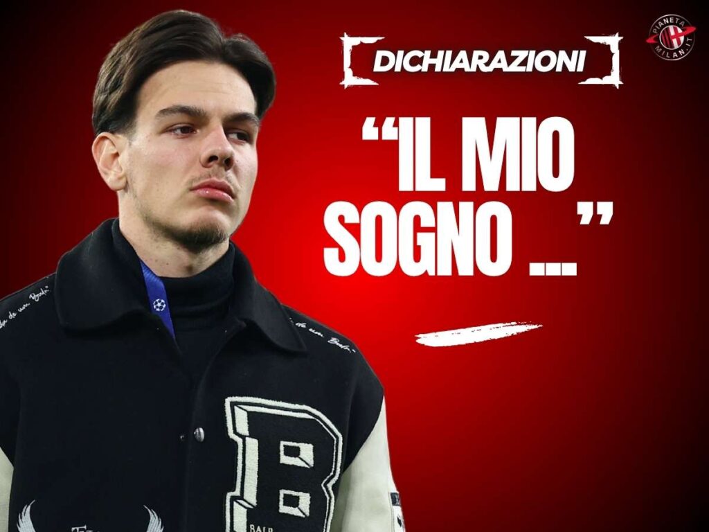 Calciomercato Milan, Jashari e quella dichiarazione d'amore: "Il mio sogno ..."