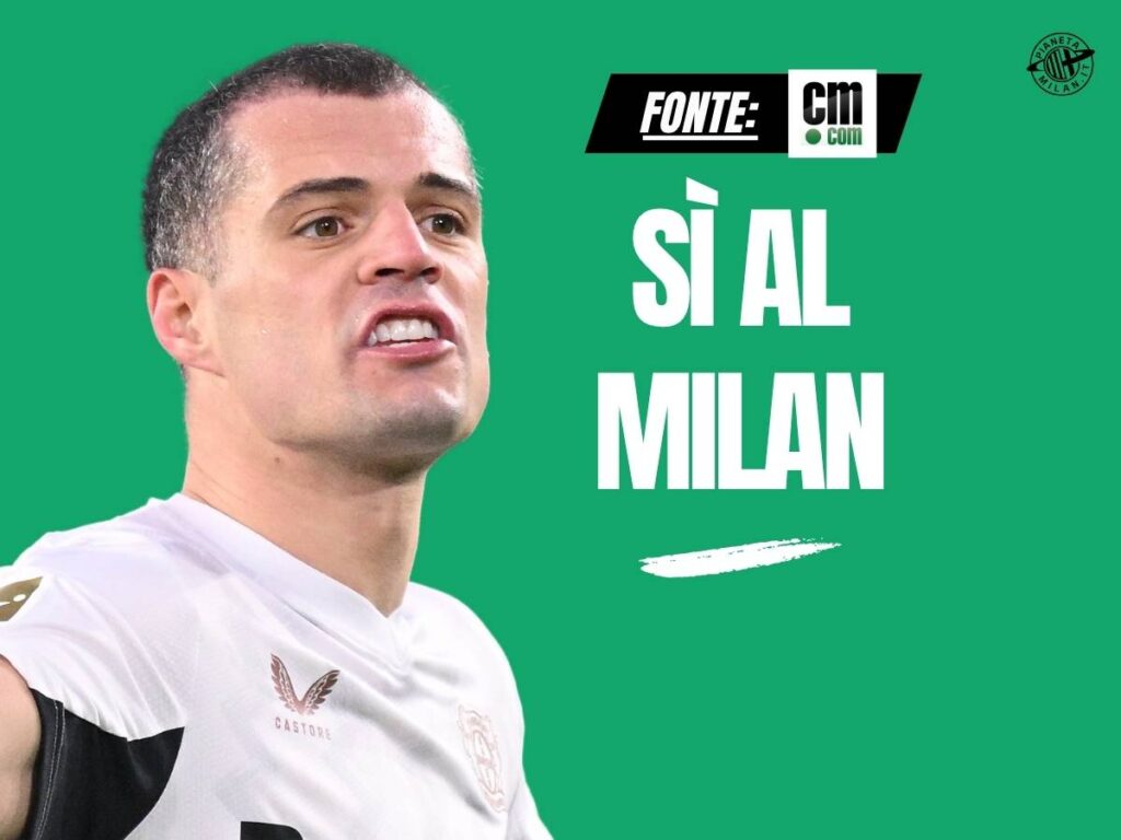 Calciomercato Milan, Xhaka ha aperto al trasferimento: contatti continui. Thiaw ...