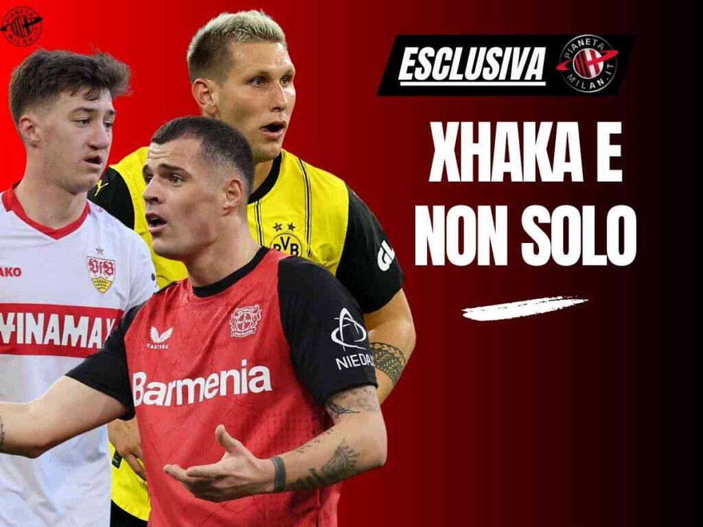 Xhaka, Stiller e Sule, giocatori accostati al Milan 21/06/2025 PianetaMilan.it