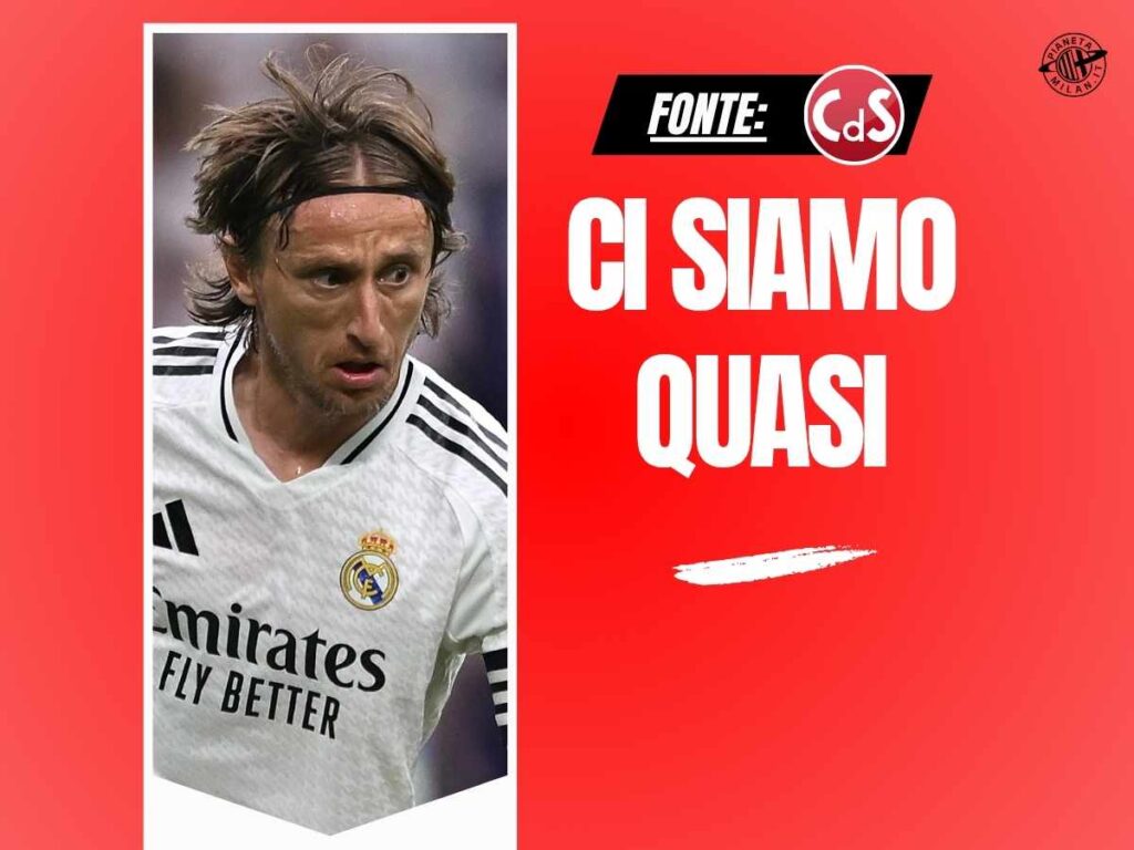 Milan, conto alla rovescia per Modric: ora è solo questione di giorni