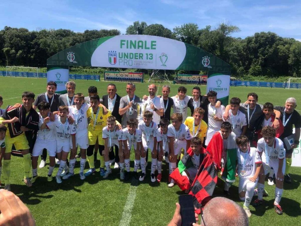 Il Milan Esordienti Under 13 è campione d'Italia: il racconto della Final Four