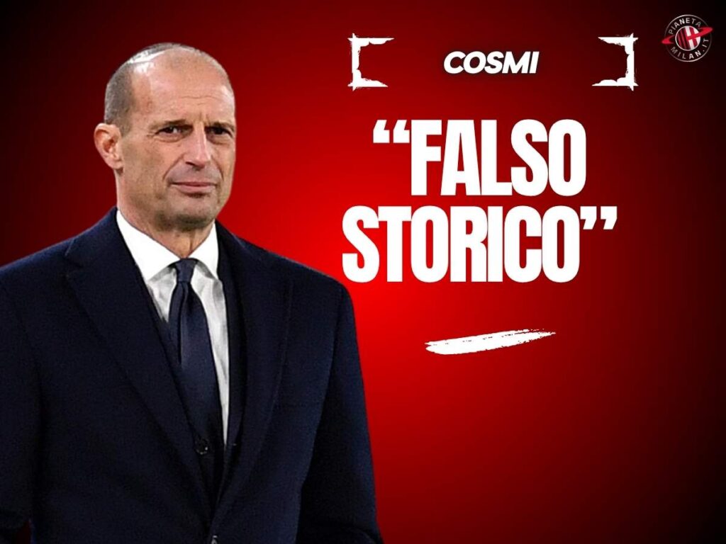 Cosmi: "Contento del ritorno di Allegri al Milan. Ma c'è un falso storico"