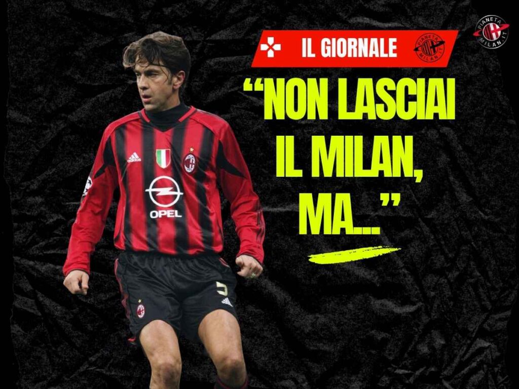 Costacurta: "Ho rifiutato di lasciare il Milan. Me ne pento". Ecco perché