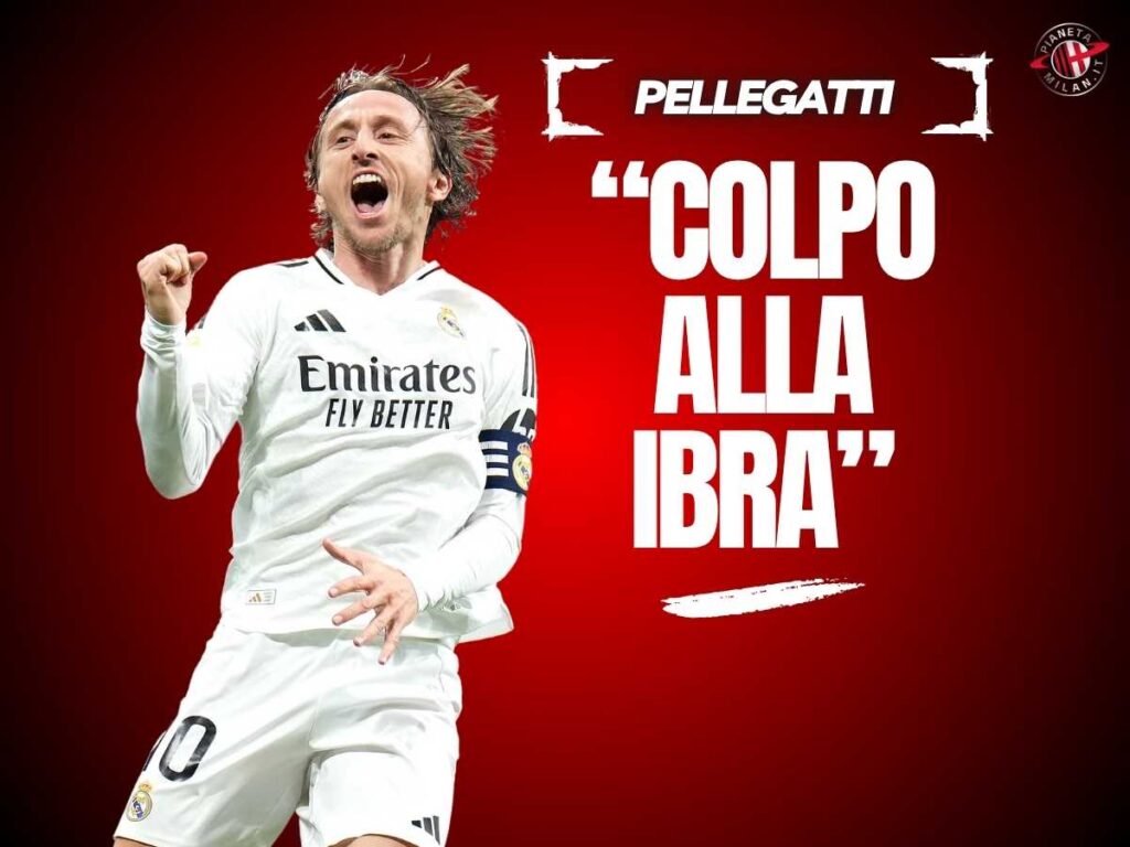 Milan, Pellegatti: "Modric? Notizia confermata". Il parallelo con Ibrahimovic