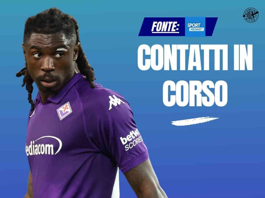 Calciomercato Milan, la richiesta di Allegri è Kean: contatti con la Fiorentina