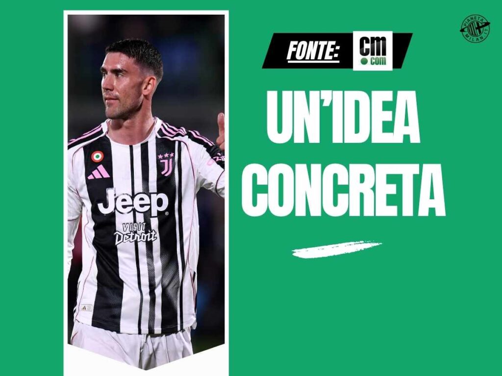 Calciomercato, Milan su Vlahovic della Juventus? Ecco la situazione