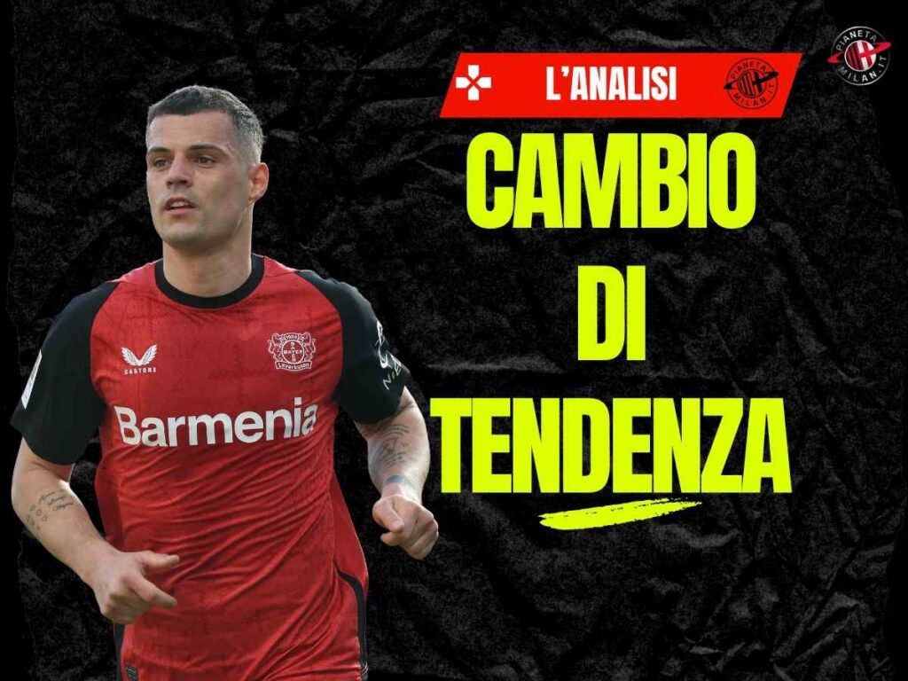 Milan, perché Xhaka? Due dati sorprendenti! La strategia di Tare ...