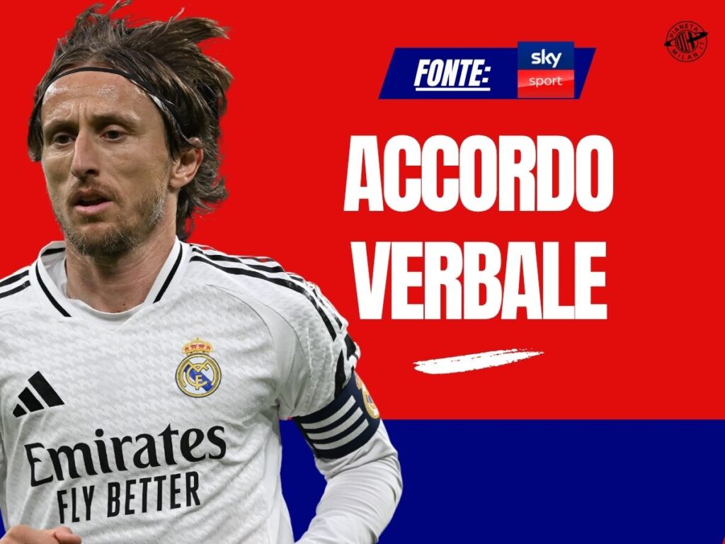 Calciomercato Milan, blitz di Tare in Croazia: accordo con Modric. La firma ...