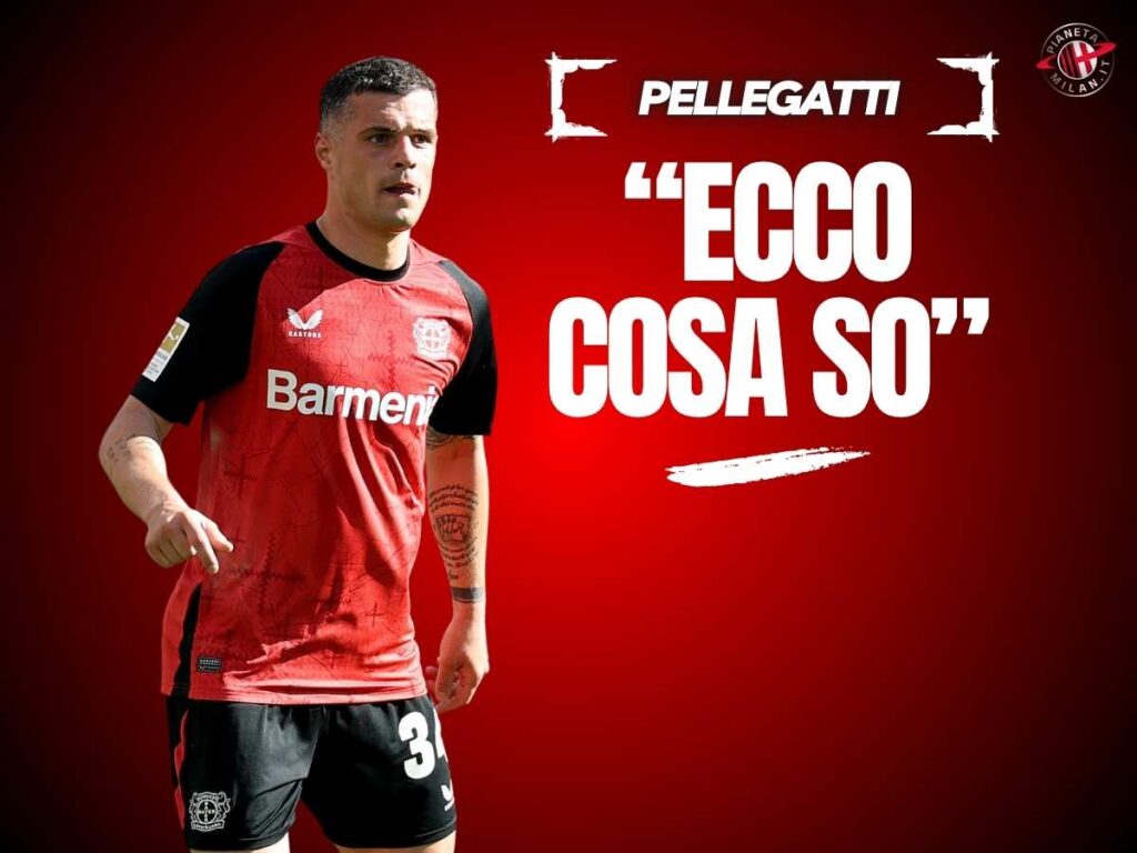 Calciomercato Milan, Pellegatti: "Xhaka nome vero". Il piano per Theo
