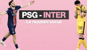 PSG-Inter 5-0: le reazioni social di un tracollo storico | VIDEO (screen Gazzetta.it)