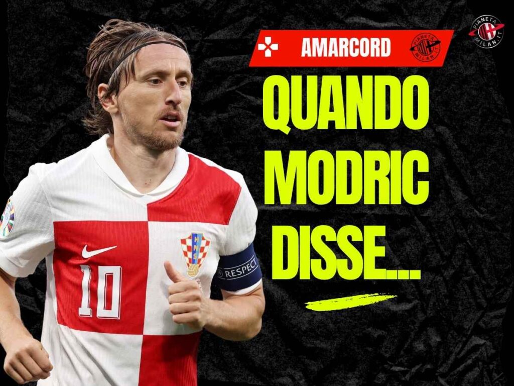 Quando Modric disse: "Mi immaginavo calciatore del Milan". Su Boban ...