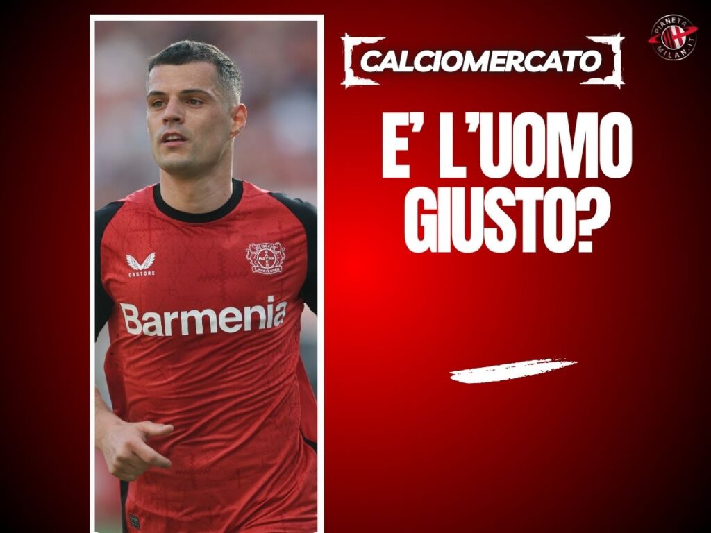 Calciomercato AC Milan Xhaka Gazzetta 13 giugno 2025