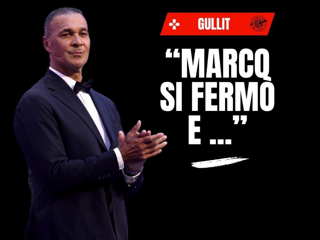 Gullit: "Dopo il 4-0 di Milan-Steaua rincorsi van Basten. Ma lui ..."
