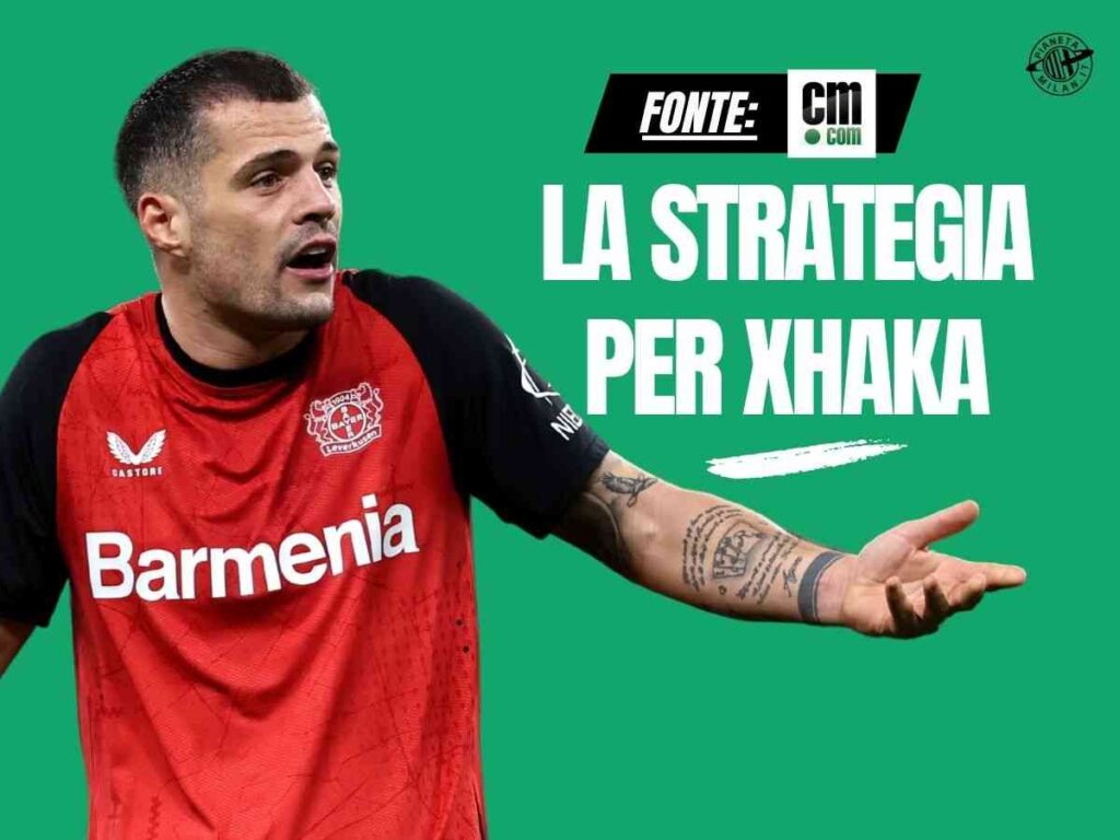 Calciomercato Milan, Xhaka e la strategia rossonera: ecco tutti i dettagli