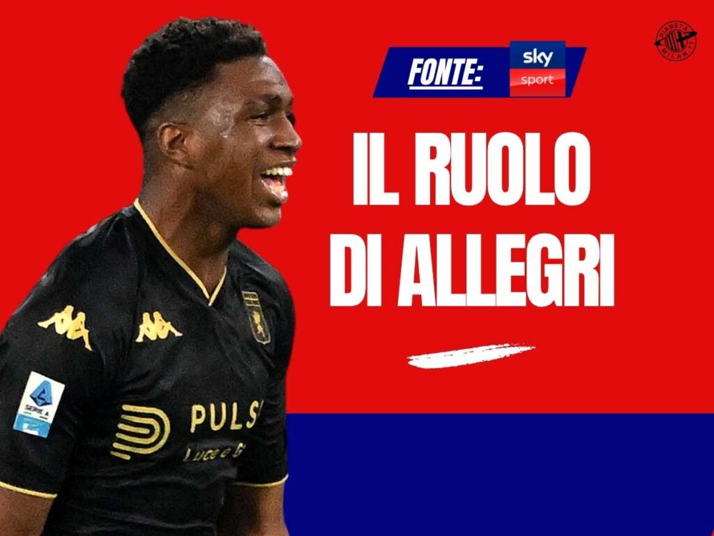 Calciomercato Milan, passi avanti per Ahanor: Allegri sottoscrive. Ora ...