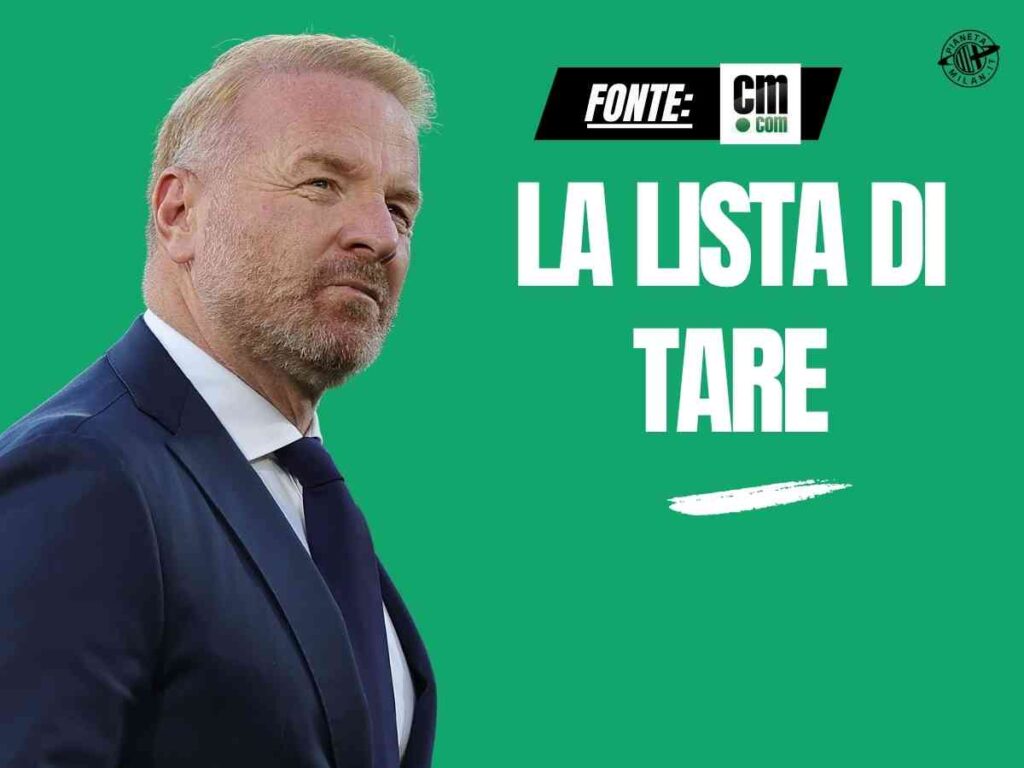 Calciomercato Milan, è caccia al bomber: ecco i nomi sulla lista di Tare