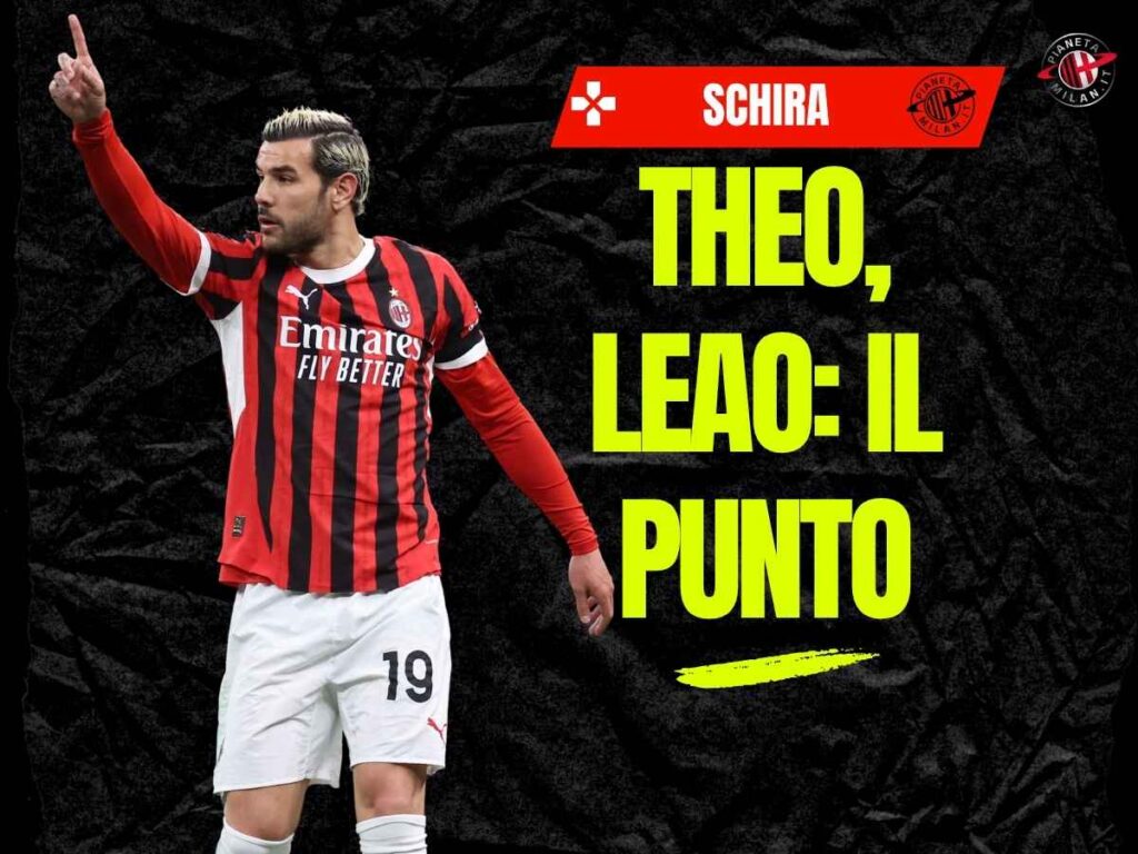 Milan, Schira: "Theo, rischio braccio di ferro. Leao? In arrivo un'offerta"