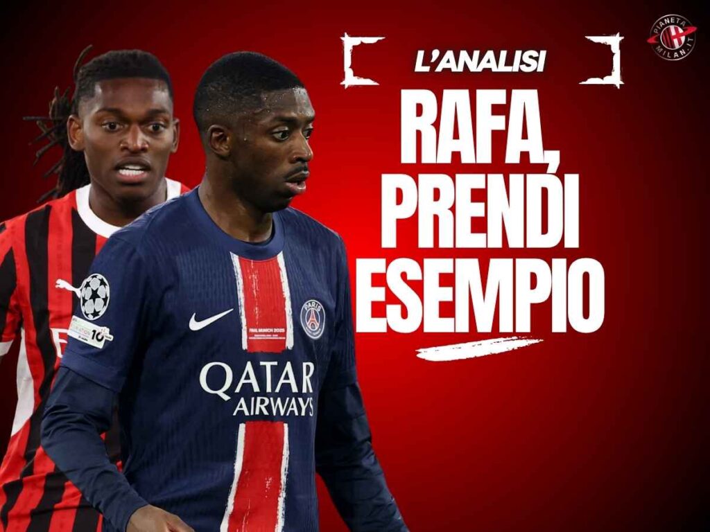 Milan, Leao: Dembélé dev'essere un esempio. E quel discorso di Luis Enrique ...