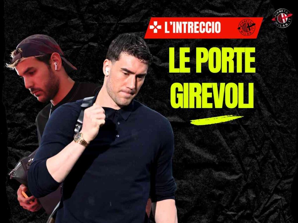 Milan-Juventus e gli intrecci di mercato: Vlahovic, Tomori, Theo e non solo...