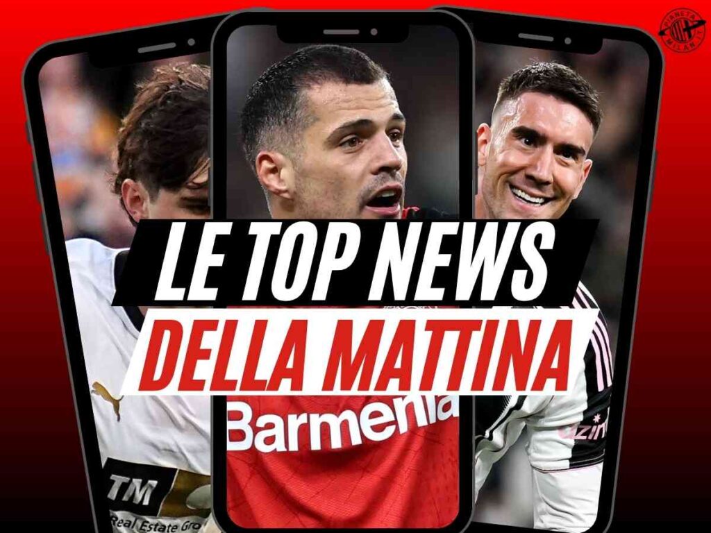 Le Top News della mattina sul mondo Milan 17/06/2025 PianetaMilan.it