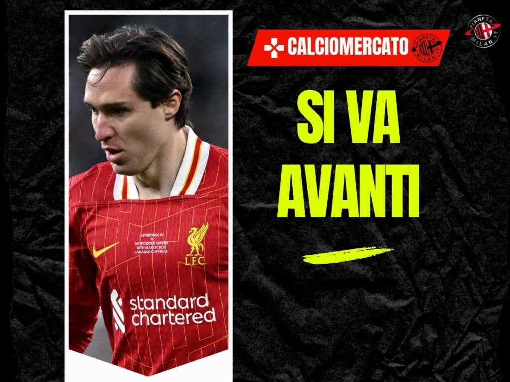 Accomando (DAZN): "Milan, nuovi contatti con il Liverpool per Chiesa"