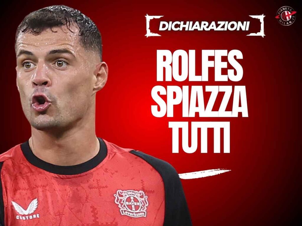Milan, senti Rolfes (DS Bayer Leverkusen): "Nessuna trattativa per Xhaka"