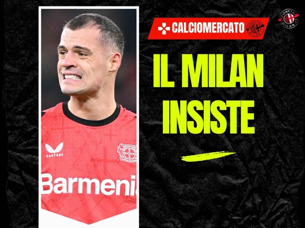 Moretto: "Il Milan vuole Xhaka: continuerà a trattare con il Bayer"