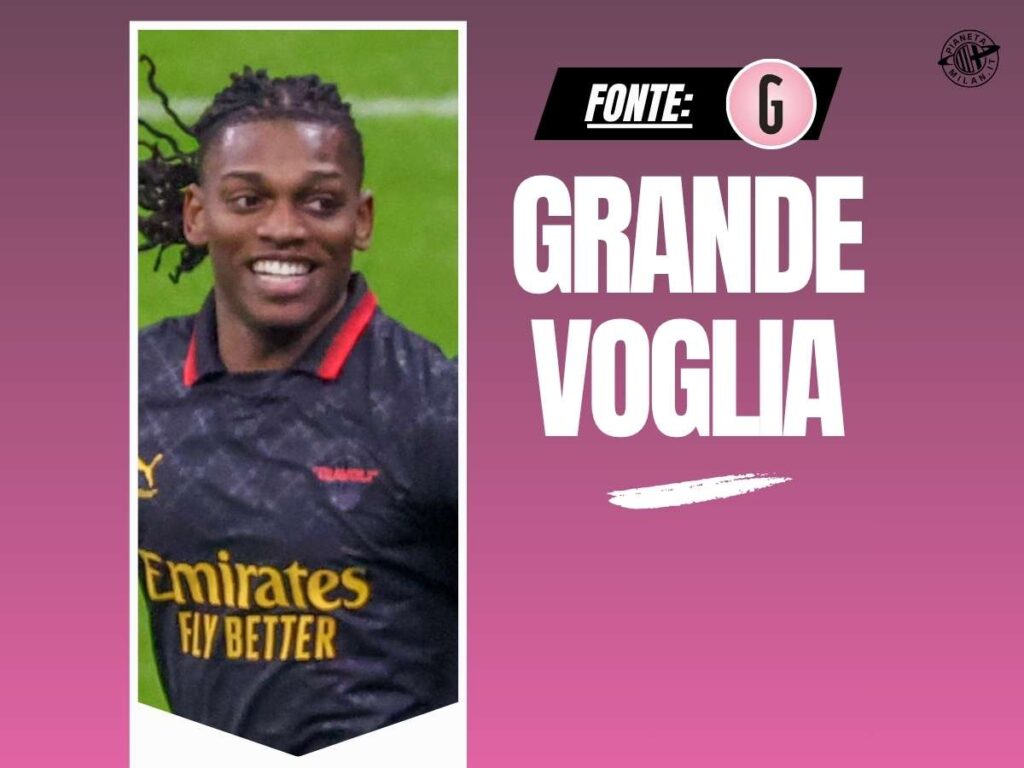 Milan, Allegri chiama Leao e lui è già in campo: sarà presente al raduno