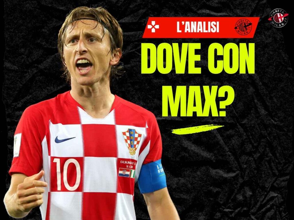 Milan, dove giocherà Modric? Le vecchie scelte di Allegri e il dubbio mercato