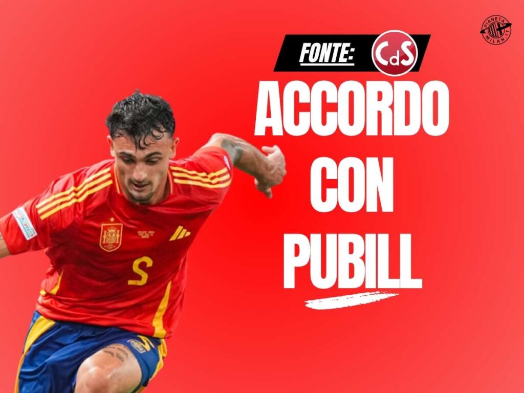 Calciomercato Milan, accordo con Pubill. Doué resta sullo sfondo